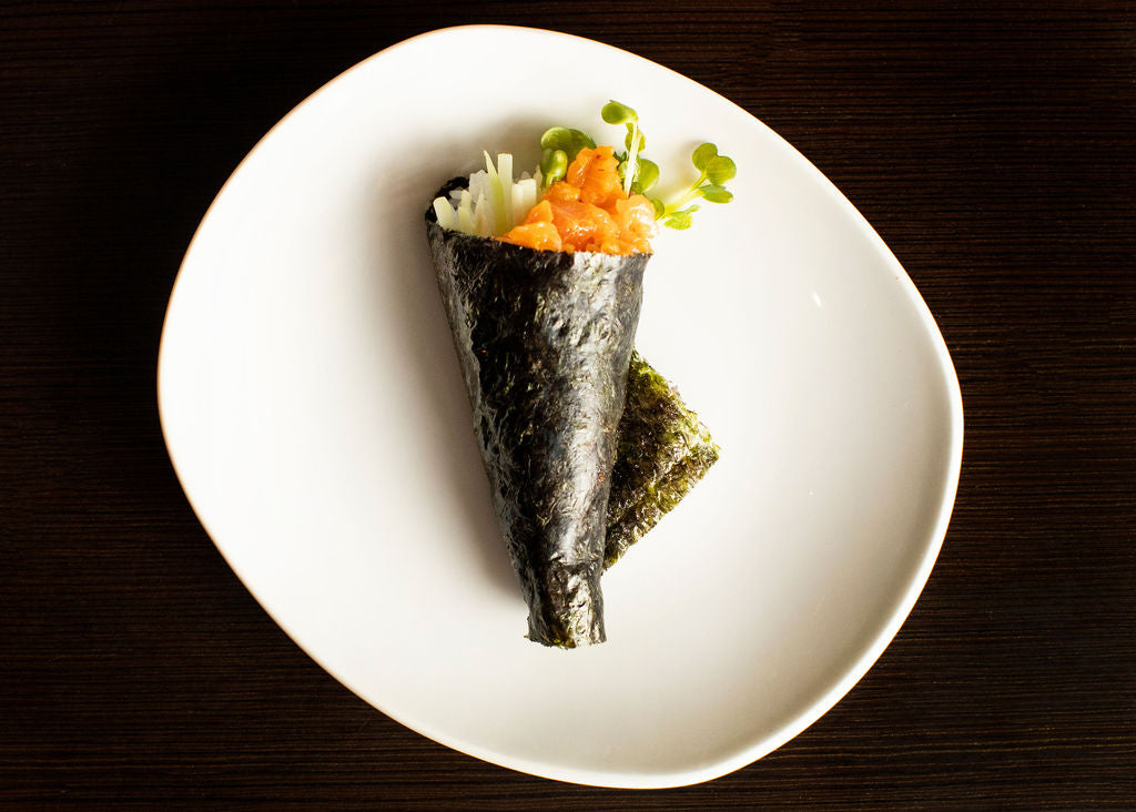 Spicy Salmon Hand Roll
